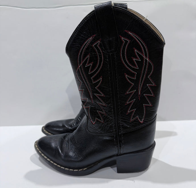 Old West  Black Western Boots