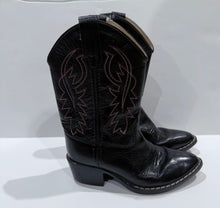 Load image into Gallery viewer, Old West  Black Western Boots
