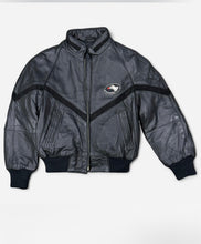 Load image into Gallery viewer, Vintage Leather Bomber Jacket
