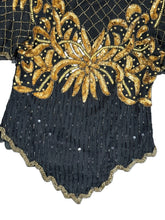 Load image into Gallery viewer, Laurence Kazar Beaded vintage Top
