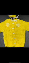 Load image into Gallery viewer, Baby Hand Knit Sweater/Hat Set
