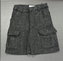 Load image into Gallery viewer, Zara Kids Tweed Cargo Shorts

