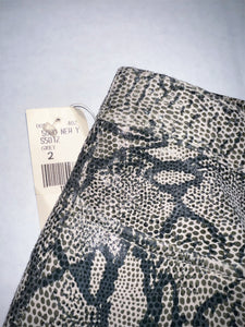 90s Vintage Snake Print leather Pants