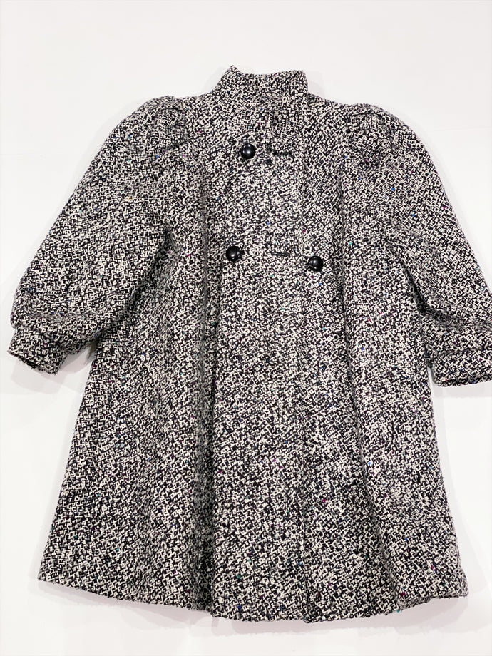 Vintage Tweed Swing Coat