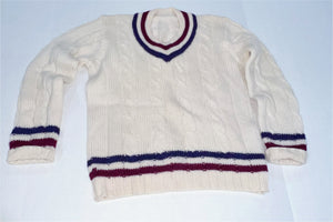 Heavyweight vintage V- Neck Sweater