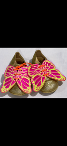 Baby Gold Butterfly Shoes