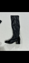 Load image into Gallery viewer, Faux Leather Knee Boots
