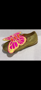 Baby Gold Butterfly Shoes