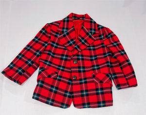 Vintage Bradley Boy Plaid Jacket