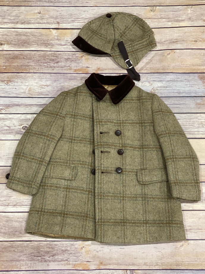 Vintage Plaid Topcoat